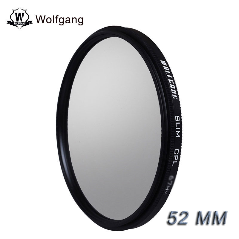 Wolfgang 52MM CPL Circular Polarizer Polarizing Filter For EOS 55-250 18-55